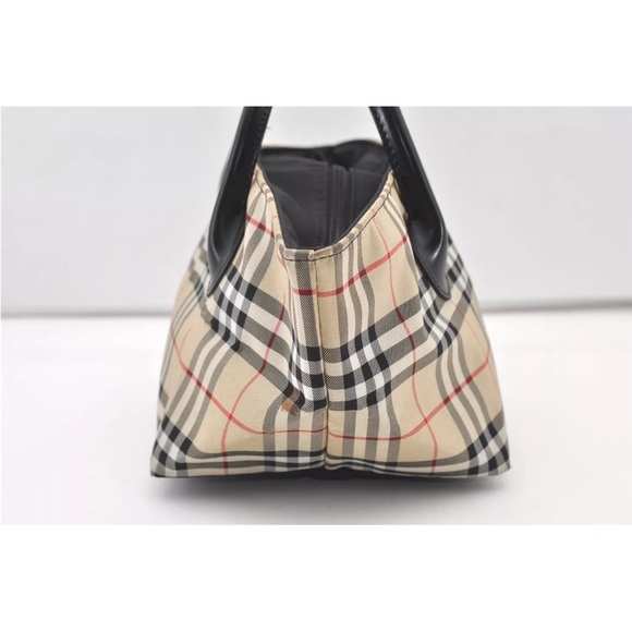 Burberry Blue Label Nova Check Mini Tote Nylon EUC - Picture 10 of 17